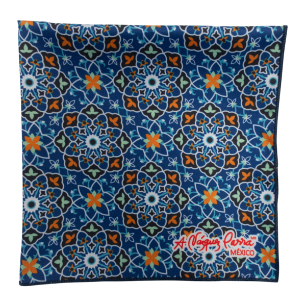 Pañuelo Talavera Naranja Azul