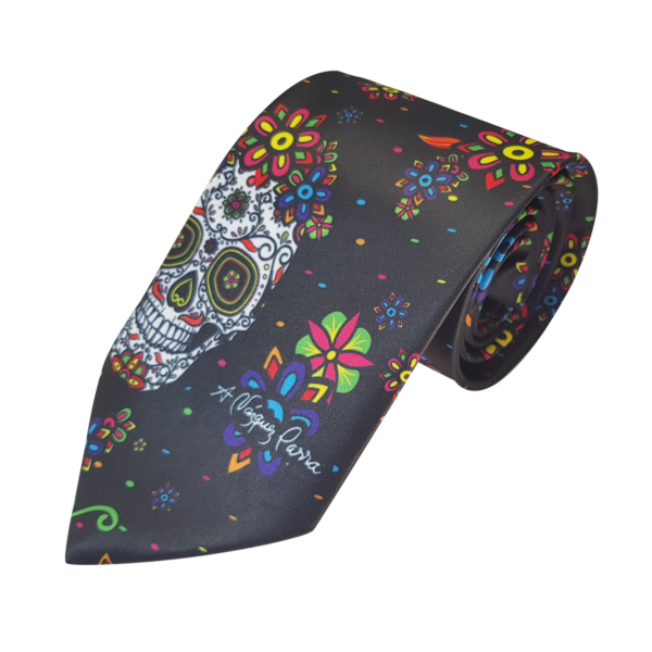 Corbata Enrollada de Catrinas