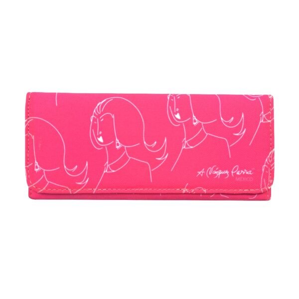 Cartera Arte Rosa Canvas
