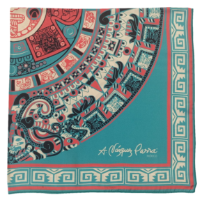 Mascada Calendario Azteca Verde