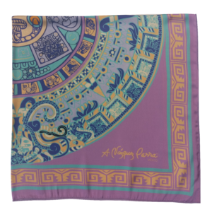 Mascada Calendario Azteca Morado